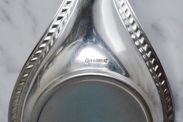 Silver Plated Boat Swing Tea Strainer