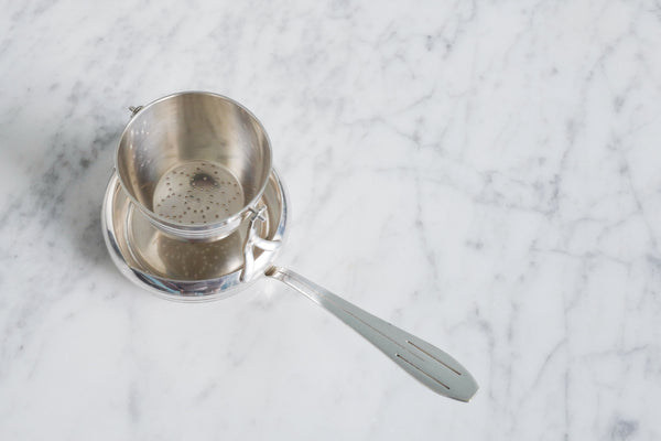 Silver Plated Swing Tea Strainer