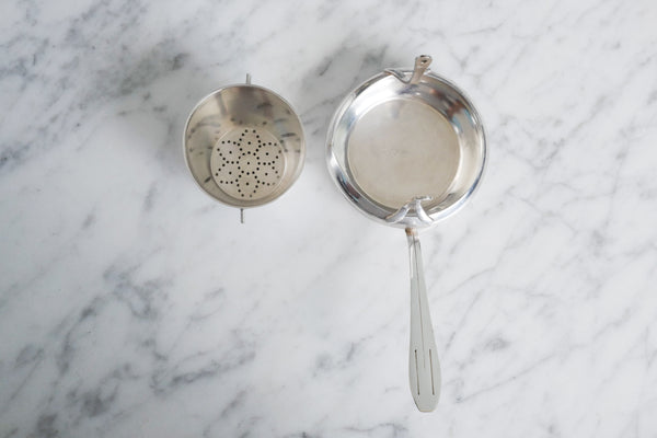 Silver Plated Swing Tea Strainer