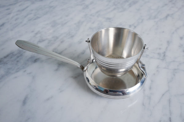Silver Plated Swing Tea Strainer