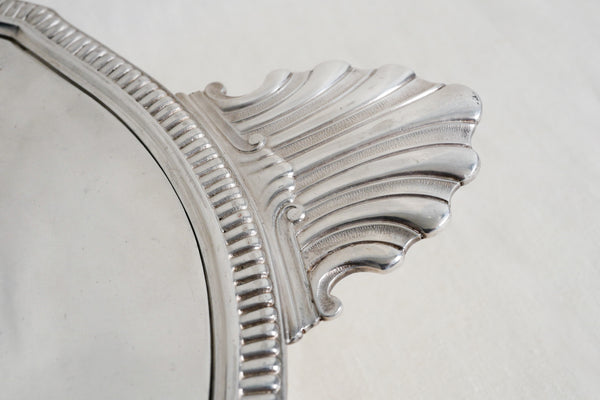 Silver Plated Scalloped Casserole