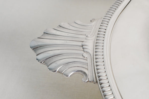 Silver Plated Scalloped Casserole