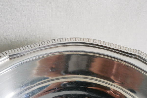 Silver Plated Scalloped Casserole