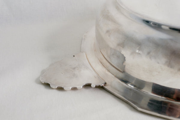 Silver Plated Scalloped Casserole