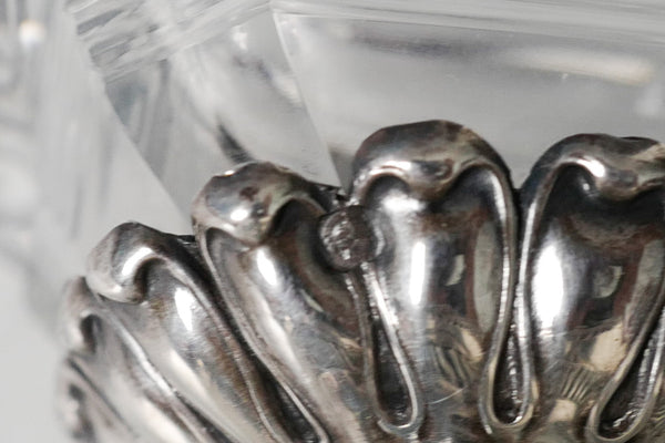 Silver & Crystal Serving bowl (Set of 2)