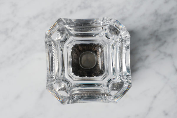 Silver & Crystal Serving bowl (Set of 2)