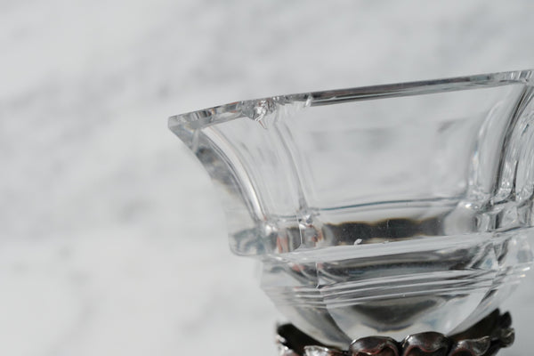 Silver & Crystal Serving bowl (Set of 2)