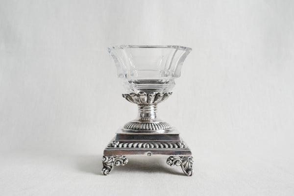 Silver & Crystal Serving bowl (Set of 2)