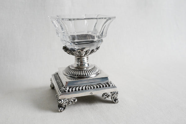 Silver & Crystal Serving bowl (Set of 2)