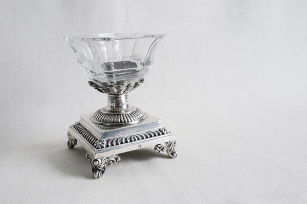 Silver & Crystal Serving bowl (Set of 2)