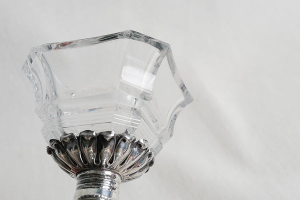Silver & Crystal Serving bowl (Set of 2)