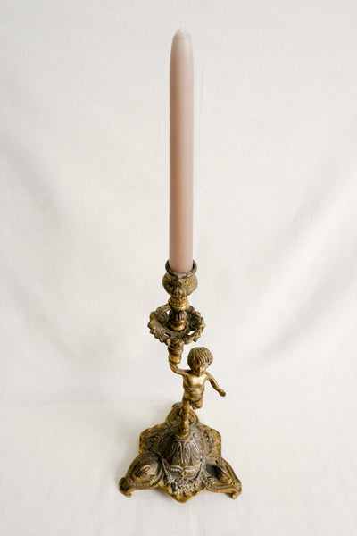 Brass Enfant Candle Holder