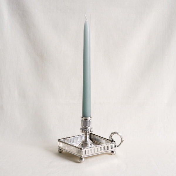 Silver Plated Square Candle Holder