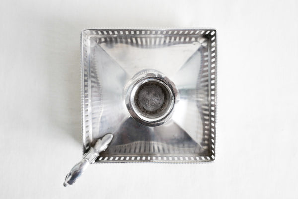Silver Plated Square Candle Holder