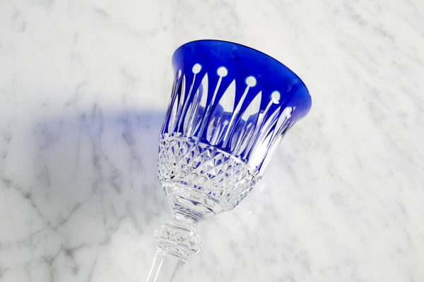 St. Louis Blue Wine Glass
