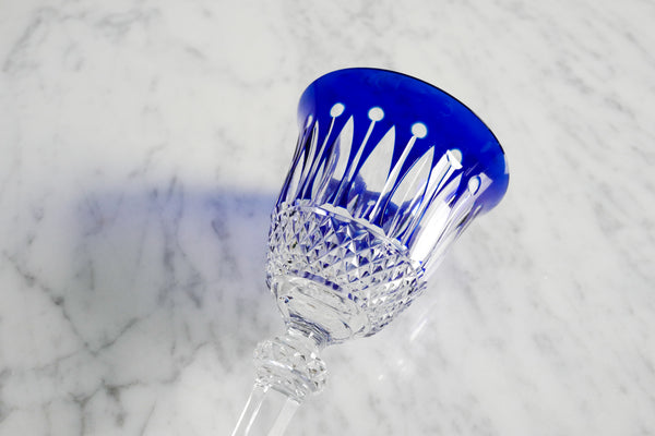St. Louis Blue Wine Glass