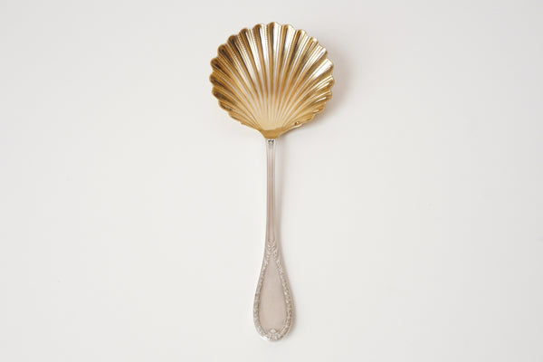 Gold Plated Sterling Silver Shell Server