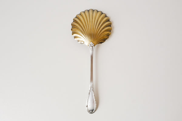 Gold Plated Sterling Silver Shell Server