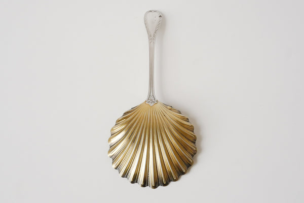 Gold Plated Sterling Silver Shell Server