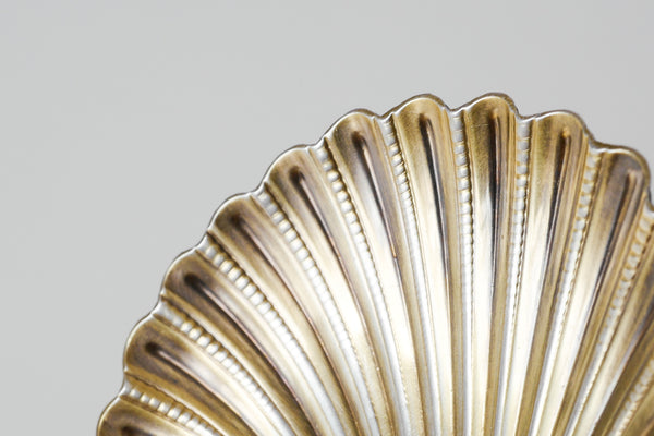 Gold Plated Sterling Silver Shell Server