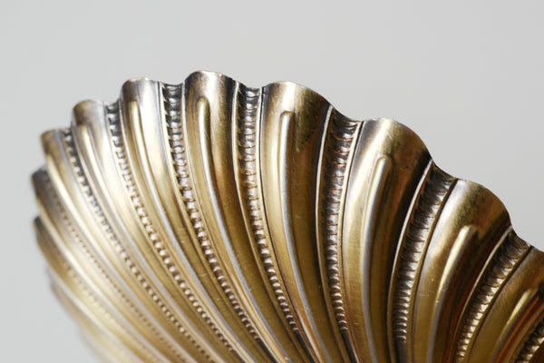 Gold Plated Sterling Silver Shell Server