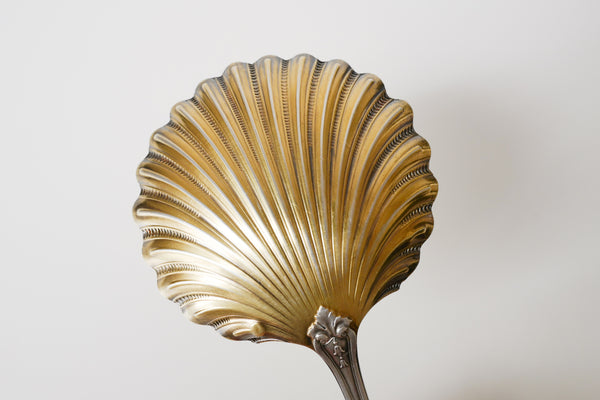 Gold Plated Sterling Silver Shell Server