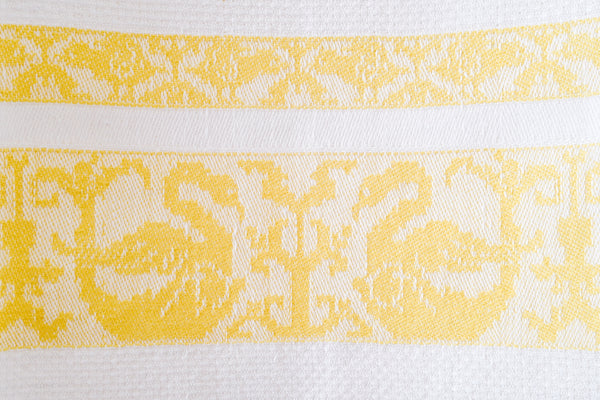 French Cotton Tea Towel with Initial B