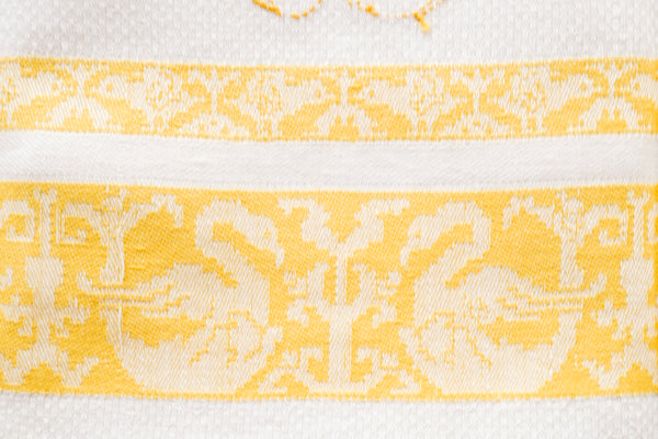 French Cotton Tea Towel with Initial B