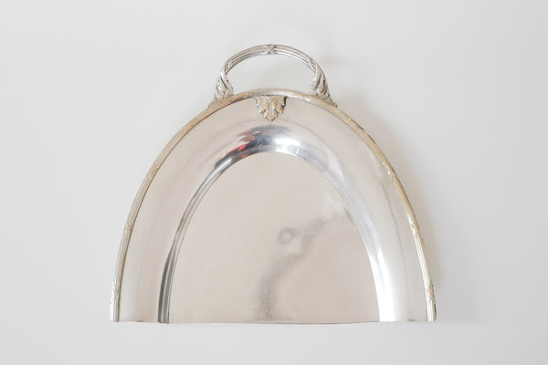 Etoile Silver Plated Crumb Tray & Brush