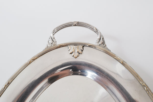 Etoile Silver Plated Crumb Tray & Brush