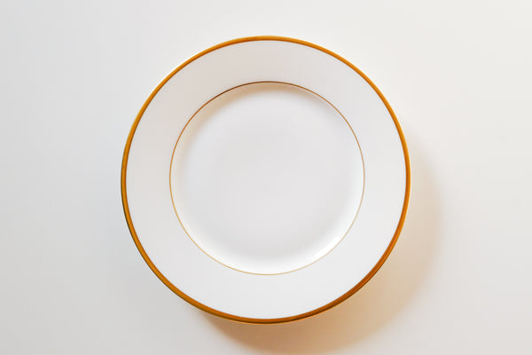 Fontainebleau Gold Rimmed Dessert Plate