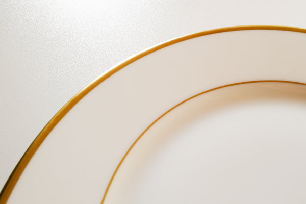 Fontainebleau Gold Rimmed Dessert Plate