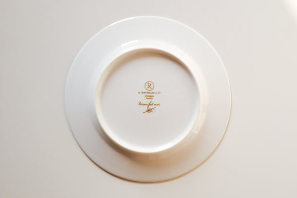 Fontainebleau Gold Rimmed Dessert Plate