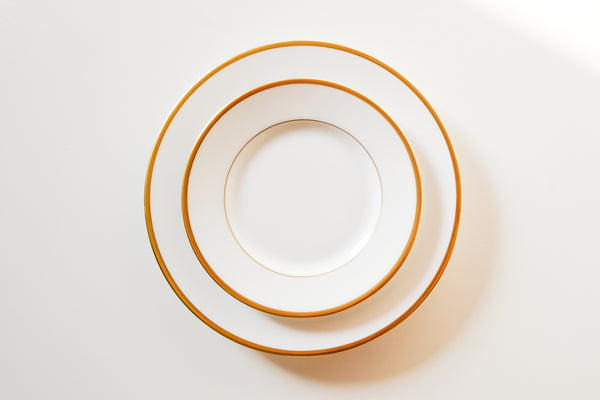 Fontainebleau Gold Rimmed Dessert Plate