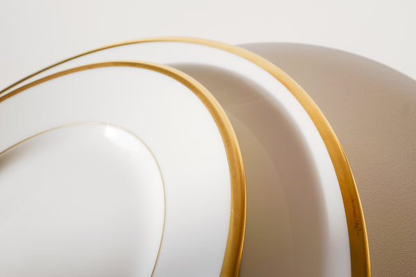 Fontainebleau Gold Rimmed Dessert Plate