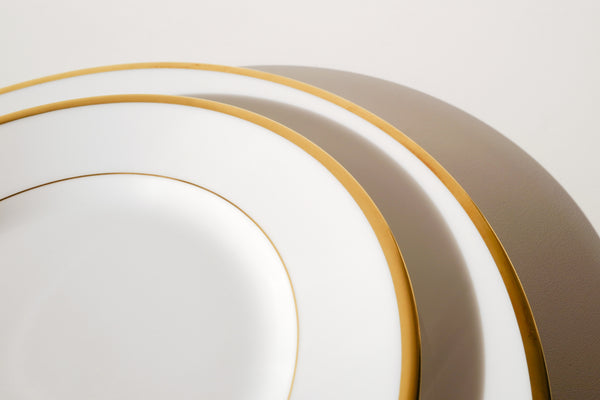 Fontainebleau Gold Rimmed Dessert Plate