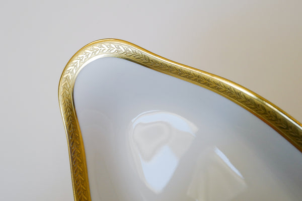 Laurel Double Dorure Oval Plate