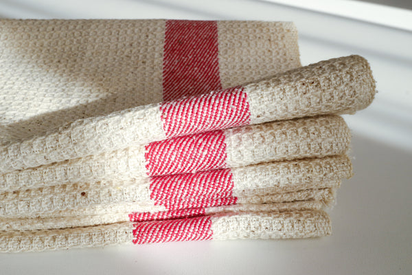 Vintage Waffle Weave Tea Towel