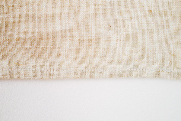 Vintage Linen Tea Towel with Initial MH