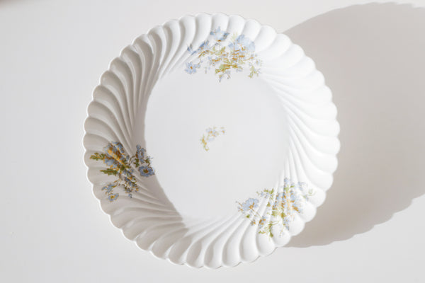 Blue Flowers Serving Plate