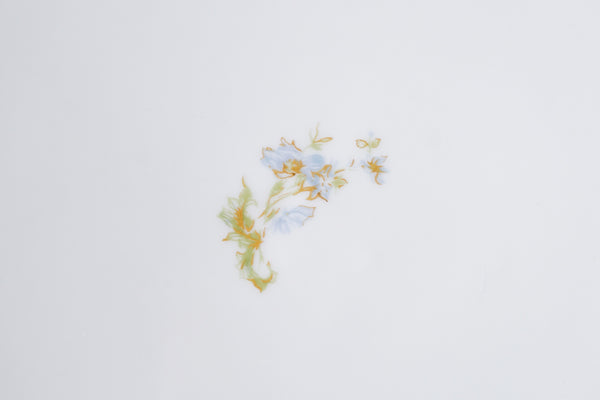 Blue Flowers Serving Plate