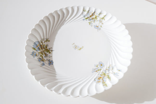 Blue Flowers Serving Plate