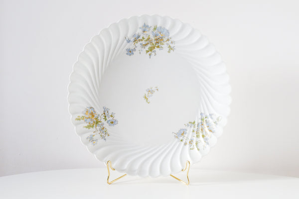 Blue Flowers Serving Plate