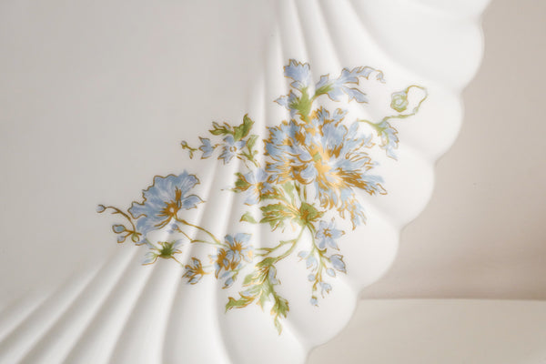 Blue Flowers Serving Plate