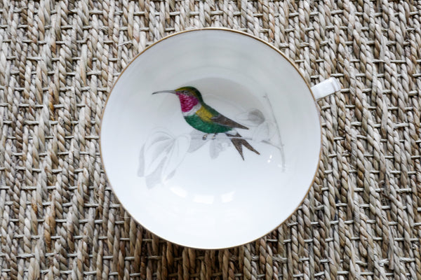 'Les oiseaux de Buffon' Tea Cup & Saucer Set