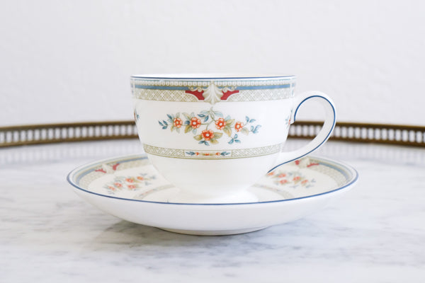 Hampshire Footed Cup & Saucer Set (Set of 2)