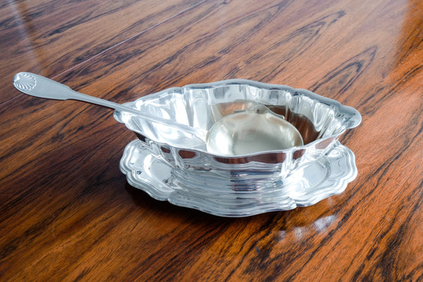 Silver Plated Sauce Boat