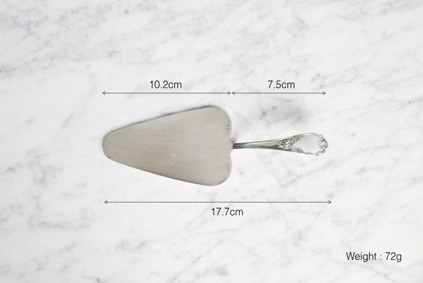 Silver Plated Short Handle Cake Server
