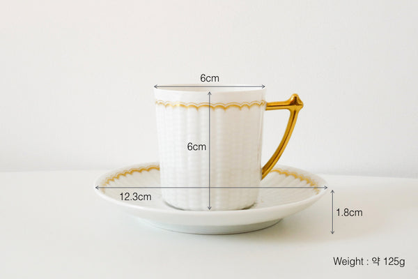 Osier Coffee Cup & Saucer